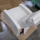 BestMassage | Recliner Chair | No Massage Function | Pu Beige | with Lumbar Support, Adjustable Push Back, Wide Armrests, Footrest & Padded Seat | Easy Assembly | for Living Room, Home Theatre