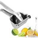 Manual Juicer, 304 Stainless Steel Lime Squeezer Tomato Press Manual Citrus Juicer with Comfortable Handle Kitchen Accessories Fresh Fruit Juice Extractor for Lemon Grape Fruit
