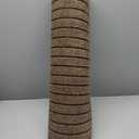 Runner Rug 2FT x 8FT, AYOHA 2'-82' Utility Carpet Runner for Entryway Hallway Aisles Balcony Garages, Area Rugs with Non-Slip Rubber Backing, Brown Strip 