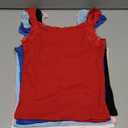 Hicarer 6 Pieces Lace Camisole Tank Tops Lace Trim Camisole Straps Womens Cami Undershirt Ribbed Tank Tops for Women S