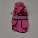 Amazon.com : Ezierfy Reflective Puppy Raincoat - Waterproof Adjustable Pet Hooded Slicker Poncho Raincoats Jacket, Lightweight Dog Rain Coat(Pink, Small) : Pet Supplies