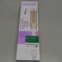 Conair Double Ceramic 1 -Inch Curling Iron, 1 -Inch Barrel Creates Soft Waves & Curls, Hair Curler for Use on Medium & Long Hair, White/Rose Gold