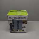 Hamilton Beach 3-in-1 Electric Vegetable Spiralizer for Veggie Noodles, Zoodle Maker & Slicer With 3 Cutting Cones for Spaghetti, Linguine, and Ribbons, 6-Cups, Black (70930)