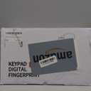 keyless Entry Door Lock deadbolt with Handle Set- Front Door Fingerprint Smart Locks with 2 Lever Handles-Keypad Code Deadbolt -App Control,Auto Lock,Easy to Install (Copper)