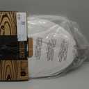 Centoco Elongated Toilet Seat, Heavy-Duty Wood Core with Plastic Scratch-Resistant Finish, Made in the USA, 900-001, White