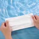 JOLLY CHEF 400 Pack Disposable Paper Napkins, Soft Bathroom Napkins Guest Disposable, 2-Ply White Paper Hand Towels for Halloween, Wedding, Thanksgiving