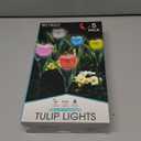 5pcs Solar Tulip Garden Light Decorative Outdoor Stake Lamp for Patio and Landscape Temperature Resistant Led Flower Lighting for Festivals and Holidays (Assorted)