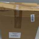 Mimorou 6 Set Only4oz Ceramic Mini Cocotte Set with Lid and Wooden Base Pumpkin Bowl Set with Handle Ceramic Soup Bowls Baking Ramekins Round Casserole for Home Thanksgiving Pumpkin Dish(White)