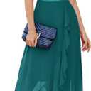 BeryLove Formal Dresses for Women 2025 Wedding Guest with Slit Cocktail Elegant Lace Long Prom Dress,Size M