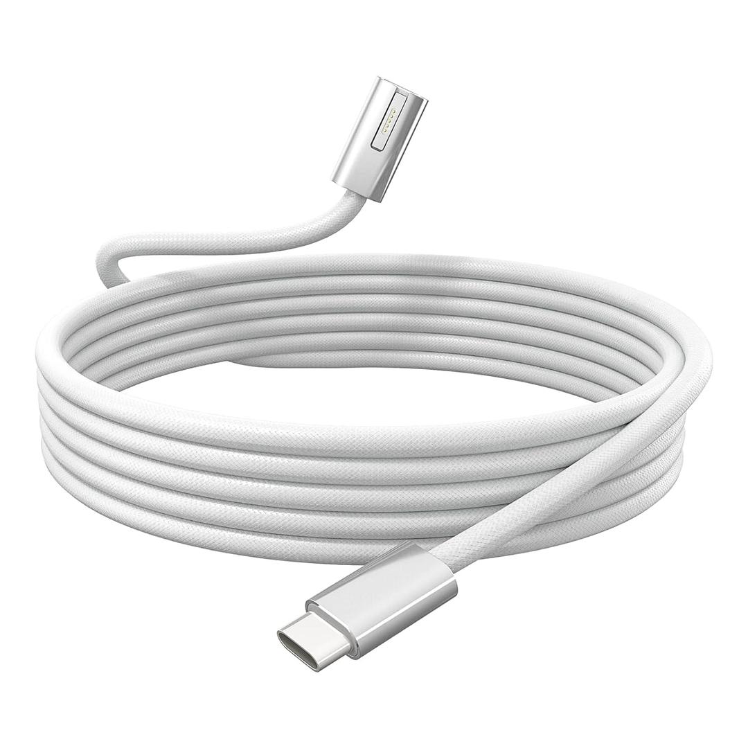 USB Type-C Compatible with Magsafe 2 Magnetic Charging Cable PD100W T-Tip Adapter Supports 85W/60W/45W Fast Charging for MacBook Air 2012-2017 and Pro 2012-2015 A1398, MC975, MD506, MC975CH 6ft