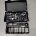 Wahl Genuine SECURE-SNAP Guide Comb Set with Colored Metal Clips and Guard Organization Caddy, 12 Full Size Attachment Guards from 1/16 to 1 for Increased Cutting Performance Grey - 3291-300