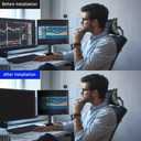 19 Inch - 16:10 Aspect Ratio - Computer Privacy Screen Filter for Widescreen Monitor - Anti-Glare - Anti-Scratch Protector Film - Protects Your Eyes from Harmful Glare and Blue Light