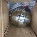 Uenede Float Ball Valve DN25 1" Male Thread with NPT Adapter | Stainless Steel Floating Ball, Brass Valve, Automatic Switch for Stock Tank Pool Water Level Control, 1"-1PCS