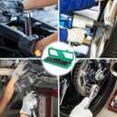 Professional Socket Set Wrench Kit, 11-Piece Metric 10-11-12-13-14-16-17-19-21-22-24mm, High-Torque C-V Steel Sockets for Automotive, Home Repair & DIY Projects