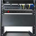 BTU Power Strip Surge Protector Rack-Mount PDU, 8 Right Angle Outlets Wide-Spaced, Mountable Power Strip Heavy Duty for Server Racks, Commercial, 300J,ETL (Black 6FT)