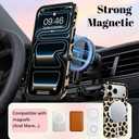 Magnetic for iPhone 17 Pro Max Case for Women Men, Brown Leopard | Cool Cheetah Pattern Design [Compatible with MagSafe] 2-Layer Hybrid Shockproof Glossy Protective Cover