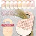 Baby Clothes Organizer - Pink Baby Closet Dividers for Nursery Decor, Storage & Organization - 8 Size Closet Dividers for Hanging Clothes, Gender Neutral Nursery Must-Haves & Accessories