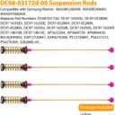 DC68-03172d-00 Suspension Rods for Samsung Top Load Washer Compatible with Samsung Washer WA50R5200AW, WA50R5400AV, WA45H7000AW, Length: 26.4in