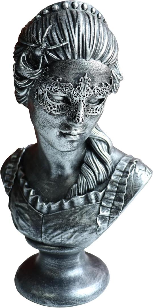 Halloween Character Decoration Sculpture, Vintage Simple Art,Decorations Applicable Home,Living Room,Bedroom,Office Desk Table Indoor,Halloween Party Decorations Statue (10inch, Ms.)