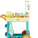 Little Tikes 2-in-1 Lemonade and Ice Cream Stand with 25 Accessories and Chalkboard For Kids Ages 2 plus, 8 X 20 X 18 Inches