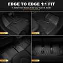 AOMSAZTO Floor Mats and Cargo Mat Compatible with 2020-2026 Toyota Highlander (7 Seats Only): Heavy Duty TPE All Weather Protection Car Floor Mats - 3 Rows Full Set Rubber Highlander Cargo Liner