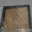 KINLINK 8.5x11 Kids Art Frame Set of 2, Solid Wood Kids Artwork Frames Changeable with Front Opening Hold 150 Pictures, Art Frames for Kids Art with Matwithout Mat 8.5x11 Picture Frame Black Wood