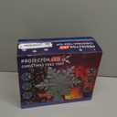 DG-Direct Christmas Tree Topper Lighted with 6 Projected Patterns, Led Rotating Magic Snowflake, 3D Hollow Glitter Lighted Silver Snow Tree Topper for Christmas Tree Decorations, Silver