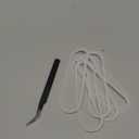 Vesici 6 Pcs 40 oz Tumbler Rubber Lid Seals, Replacement Water Bottle Gasket with Tweezers for Easy Removal, 3.35 Inch O-shaped Resealable Gaskets for 40 oz Tumblers, Glass Jars(Clear)