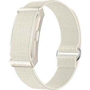 Smart Bracelet,100+ Sport Modes Fitness Tracker with Continuous Heart Rate Blood Oxygen Sleep Monitor 24h, Comes with a Free Armband (Beige) (silver)