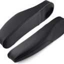 KBH Car Seat Armrest Cover for Honda CRV CR-V 2010 2011, Arm Rest Cover Replacement 1 Pair, Vinyl Leather Interior Accessories, Anti-Scratch, Black