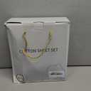 Shilucheng 100% Cotton Queen Size Sheets Set - 600 Thread CountLuxury Egyptian Cotton Bed Sheets5-Star Hotel Quality Sheets, Breathable & Cooling, 16 Inch Deep Pocket - 4 Piece (Grey, Queen)