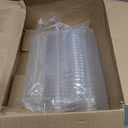 JoyServe Clear Mini Plastic Bowls - (Bulk 100 Pack) 6 Oz Disposable Premium Hard Plastic Dessert Bowls for Serving, Weddings, Catering, Parties, Salsa, Home or Event Party Supplies