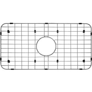 Serene Valley Sink Bottom Grid 24-1/8" x 12-5/8", Centered Drain with Corner Radius 1-1/2", Sink Protector NLW2412C, Medium