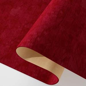Velvet Wallpaper Red Velvet Peel and Stick Wallpaper Velvet Fabric Wallpaper Red 30x120 Inch Self Adhesive Velvet for Jewelry Box Drawer Felt Lining Red Peel and Stick Velvet Wallpaper Red