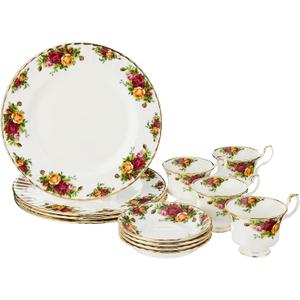 Royal Albert Old Country Roses 12-Piece Dinnerware Set
