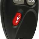 2001 2002 Key Fob Keyless Entry Remote fits Cadillac Escalade/Chevy Avalanche S10 Silverado Suburban Tahoe/GMC Sierra Sonoma Yukon, Pack of 2