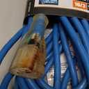 Southwire Coldflex Light Duty Extension Cord - 16/3 Gauge SJTW - Lighted Ends for Power Visibility - Reinforced Blades for Safety - Flexible in Extreme Cold - Blue - 25 Feet