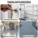 430 Stainless Steel Sheet Metal, 12" x 5.9", 24 Gauge (0.5mm) Stainless Steel Plate, Cut to Size Metal Sheet for Wall Board, Crafts, Kitchen & Office, 2 Pack