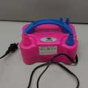 Nulink Electric Balloon Pump, Portable Electric Balloon Blower Machine Balloon Air Pump Dual Nozzle 110V 600W Balloon Inflator for Party Decorations (Rose red)