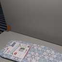 Household Essentials 122101 Small Tabletop Ironing Board with Folding Legs - Magic Rings Cover and Pad,Blue Rings