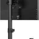 PHOLITEN Monitor Mount for Most 13-32" Computer Screens up to 20lbs,Adjustable Single Desk Monitor Stand with Tilt Swivel Rotation, VESA 75x75mm/100x100mm (15.75in tall)