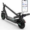 VOLPAM Electric Scooter with Double Suspension, 350W Strong Motor, Max 19 MPH Top Speed & 17 Miles Range, 8.5" Foldable E Scooter with Smart APP, Cruise Control