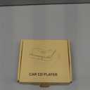 Portable Car CD Player with USB/AUX Port,External CD Player Compatible with Car Radio Stereo, Laptop, TV, Computer,Universal for Vehicle with Adapter, White