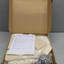 Cat Wall Shelves for Cats & Kitten  Solid Wood Cozy Corner Bed + Cushion with 2 Washable Covers +3 Wooden Steps, Safe Haven for Indoor Cats, Cat Shelves for Wall, Wood Color