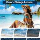 AI Smart Glasses with Camera 4K, Video Recording.Bluetooth for Men & Women -Hands-Free Recording Glasses with Audio, Al-Powered Wearable Tech