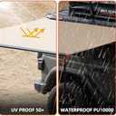 ALL-TOP Vehicle Awning 8.2'x8.2' Roof Rack Pull-Out Sun Shade UV50+, Weatherproof 4x4 Side Awning for Camping & Overland (Hardware Included)