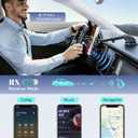 Aux Bluetooth 5.3 Adapter for Car, 2 in 1 Bluetooth Aux Car Adapter Receiver, Auxiliar Audio Blue Tooth para Carro Wireless Dongle with 3.5mm Jack for Stereo Systems and Headphones