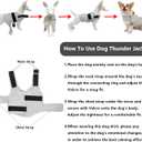 Dog Anxiety Jacket, Skin-Friendly Calming Shirt for Dogs- Dog Coat for Thunder, Fireworks and Separation - Keep Pet Calm Without Medicine & Training, Anti Anxiety Vest for Dogs (Light Grey, L)