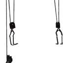 Bike Hanger - Overhead Hoist Pulley System with 100lb Capacity for Bicycles or Ladders - Secure Garage Ceiling Storage by Rad Sportz