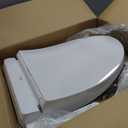 TOTO WASHLET A2 Electronic Bidet Toilet Seat with Heated Seat and SoftClose Lid, Elongated, Cotton White - SW3004#01
